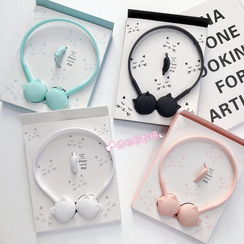 Cute Wired Headphones for Girls with Round Hole Design typec Interface vivo Huawei Glory OPPO Xiaomi Universal