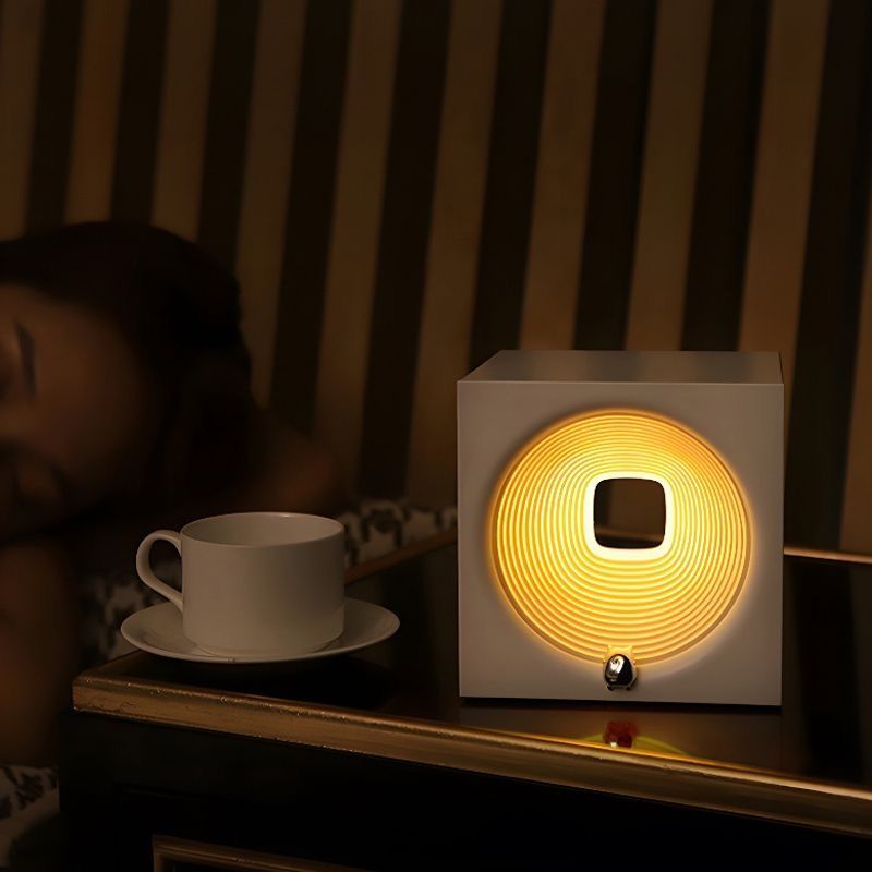 【Various Gift Box Options】Traveling Through Time Speaker Bluetooth Wireless High-Quality Sound Bedroom Atmosphere Night Light Gift for Men and Women Birthday Present