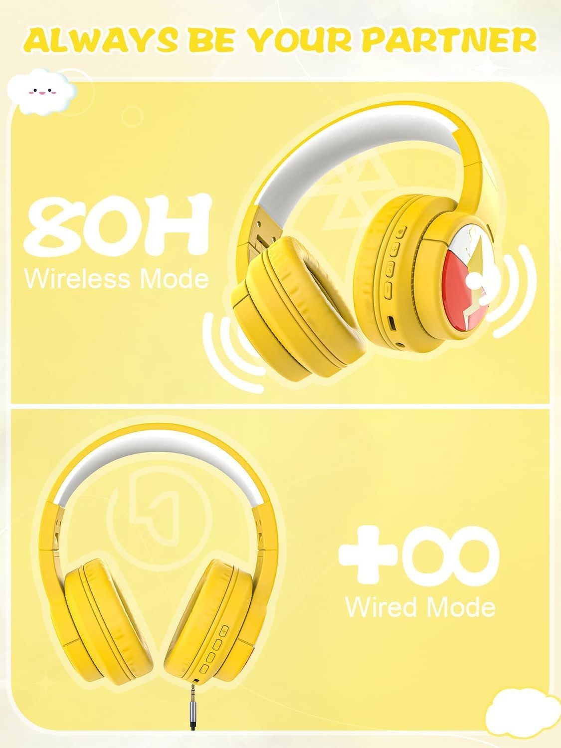 Bluetooth Earphones for Pickup Truck,Children's headphones,85dB-94dB Two Gears,Foreign Trade Brand Amazon Same Style for Export