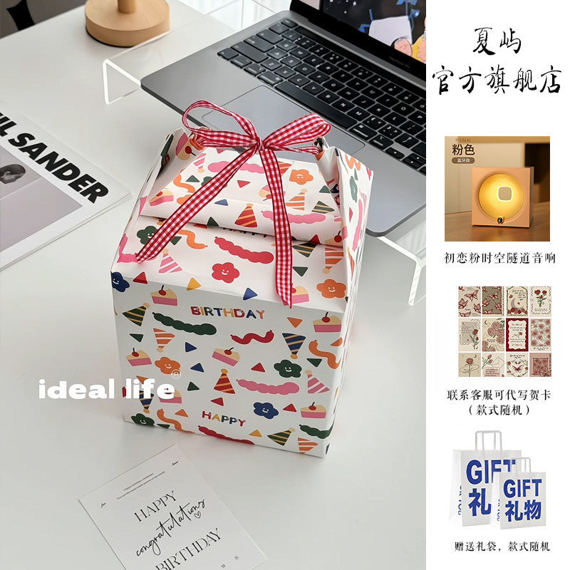 【Various Gift Box Options】Traveling Through Time Speaker Bluetooth Wireless High-Quality Sound Bedroom Atmosphere Night Light Gift for Men and Women Birthday Present