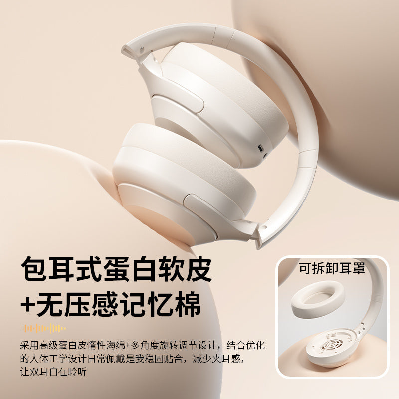 Wireless Headphones Over-Ear Bluetooth Earphones Gaming Long Battery Life Sports Gaming Phone Heavy Bass Noise Canceling Headset