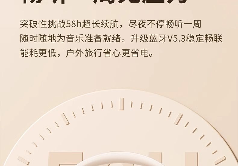 Jingshe Xiaobai Over-Ear Bluetooth Headphones Wireless Earbuds with Microphone for Computer Noise Cancelling Wired Suitable for Sony