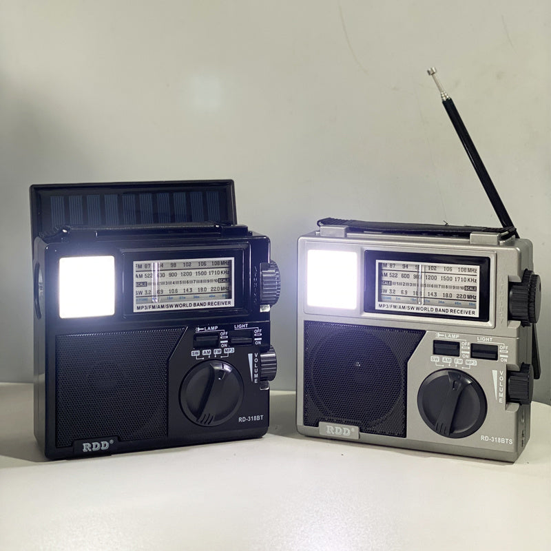 【Shop Hot Sale】Export European and American Retro Multifunctional Radio Portable Rechargeable Bluetooth Speaker with Card Slot U Disk MP3High Power