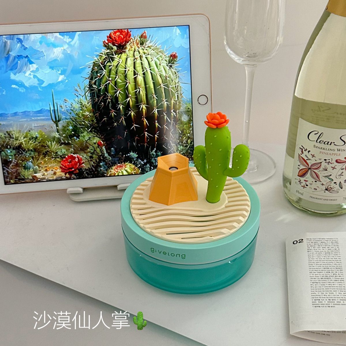 Chudou Landscape Aroma Diffuser Humidifier Cute Diffuser Birthday Gift for Girls Practical Type for Best Friends Christmas