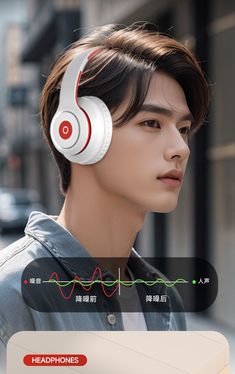 New Headset Bluetooth Music Sports Headset Subwoofer OPPO Huawei iPhone Wireless Headset Universal