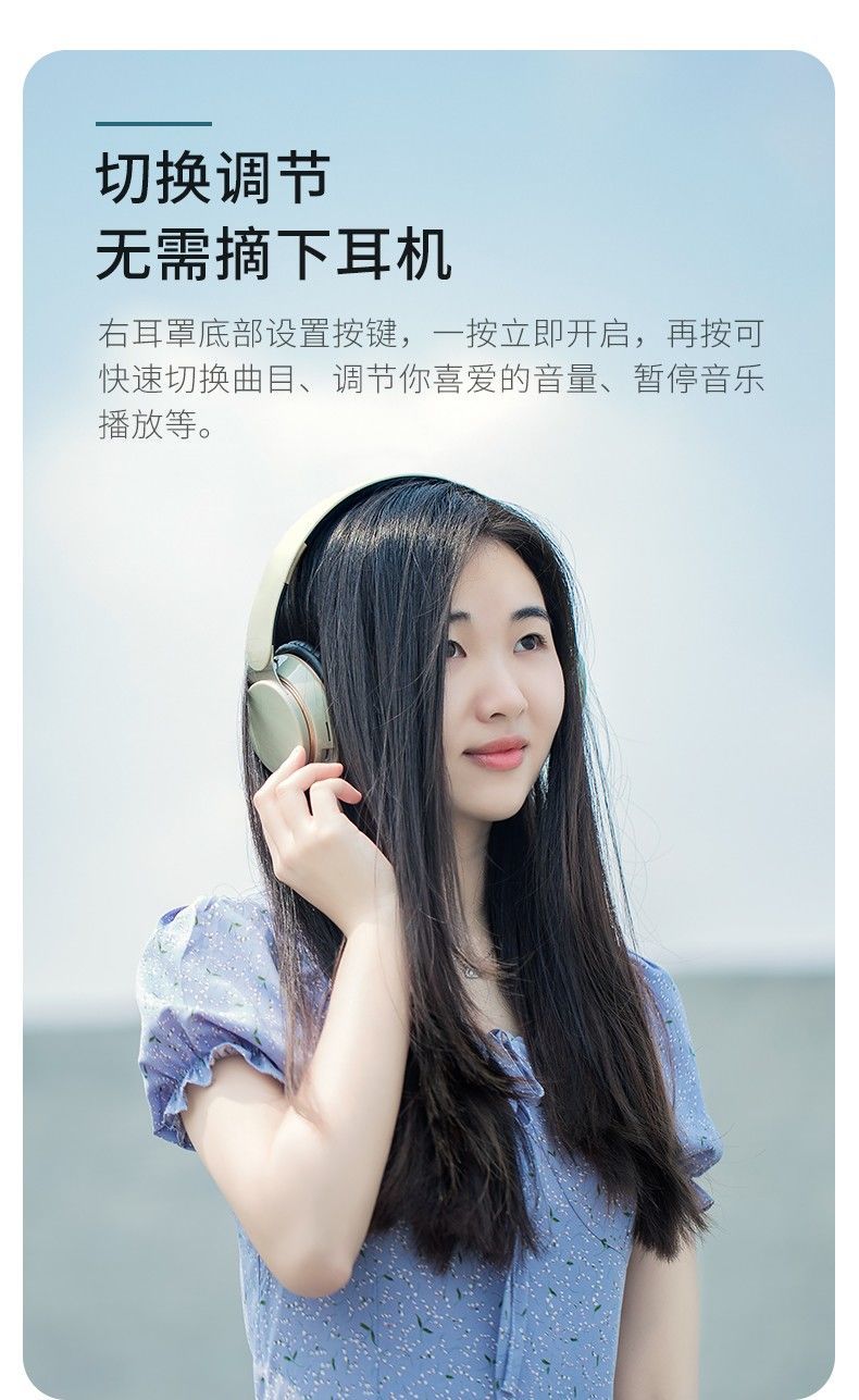 ZOOB Headset/Zuo Ban Over-Ear Headphones Sports Noise Cancelling Long Battery Life Over-Ear Gaming USB Wired