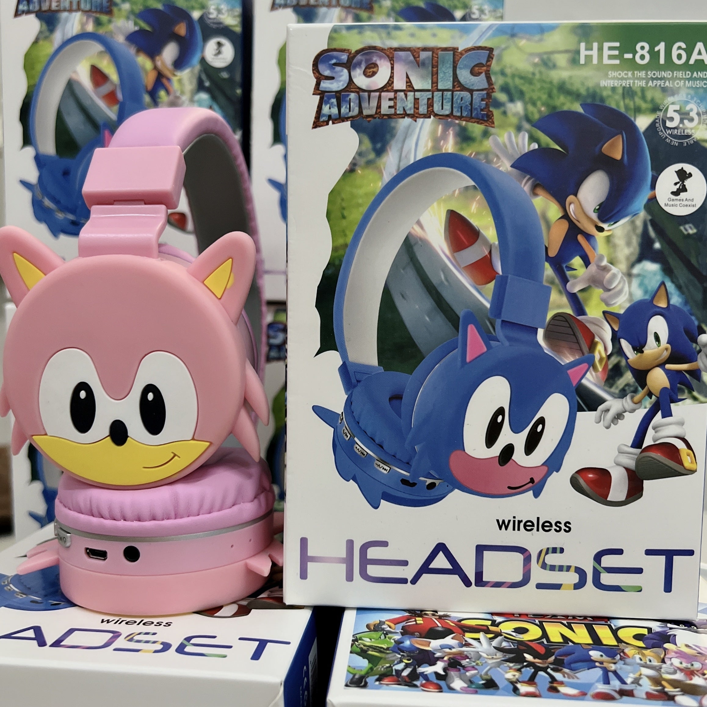 New High-Quality Cross-Border Cute 3D Cartoon Silicone Wireless Bluetooth Headphones Disney