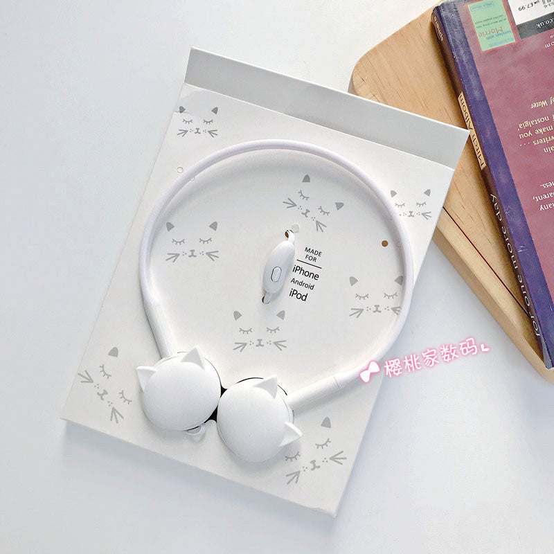 Cute Wired Headphones for Girls with Round Hole Design typec Interface vivo Huawei Glory OPPO Xiaomi Universal