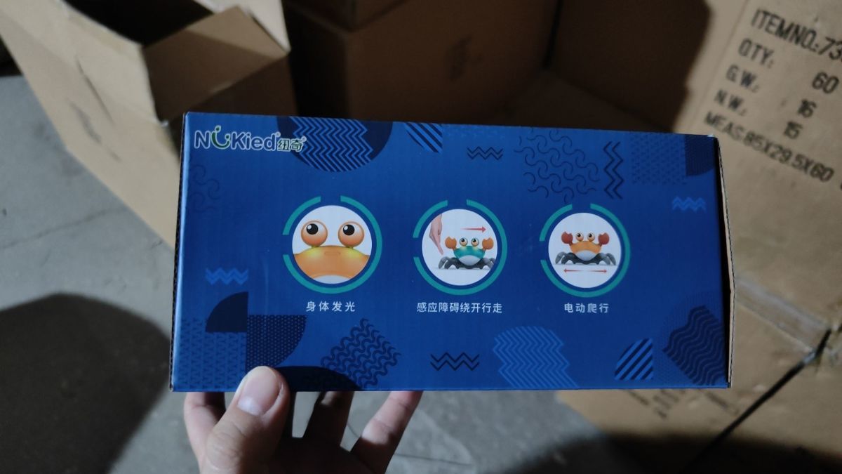 【7.6Ten Thousand People Praise】Crawling Crab Electric Induction Educational Toys1One2Year-Old Baby Attracts Baby's Attention Boys and Girls