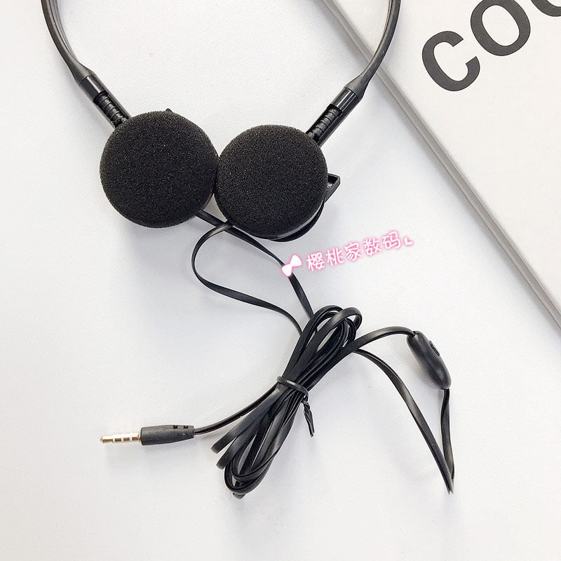 Cute Wired Headphones for Girls with Round Hole Design typec Interface vivo Huawei Glory OPPO Xiaomi Universal