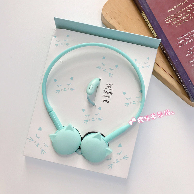Cute Wired Headphones for Girls with Round Hole Design typec Interface vivo Huawei Glory OPPO Xiaomi Universal