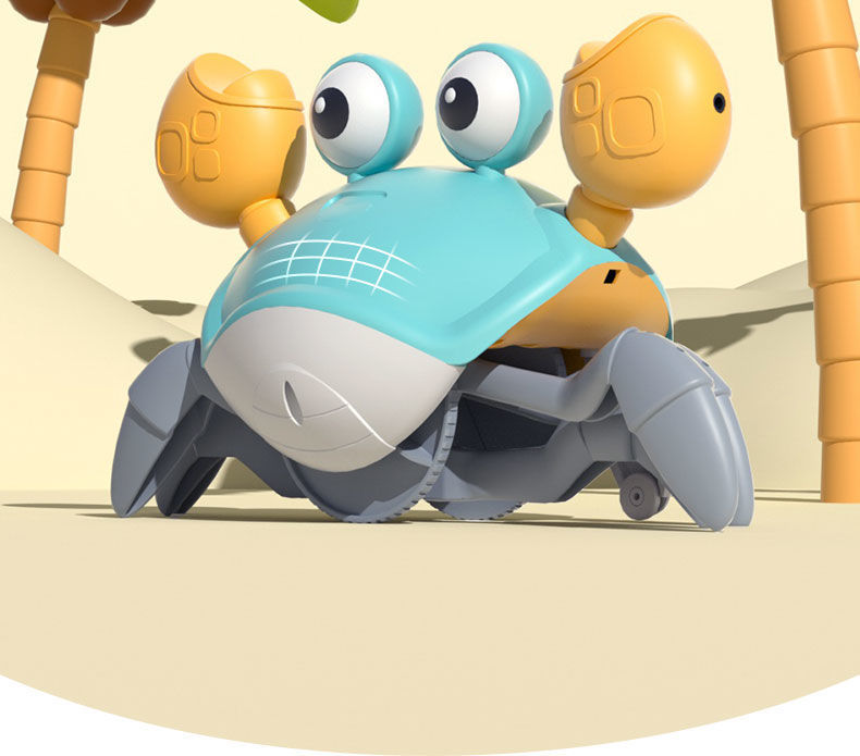 【7.6Ten Thousand People Praise】Crawling Crab Electric Induction Educational Toys1One2Year-Old Baby Attracts Baby's Attention Boys and Girls