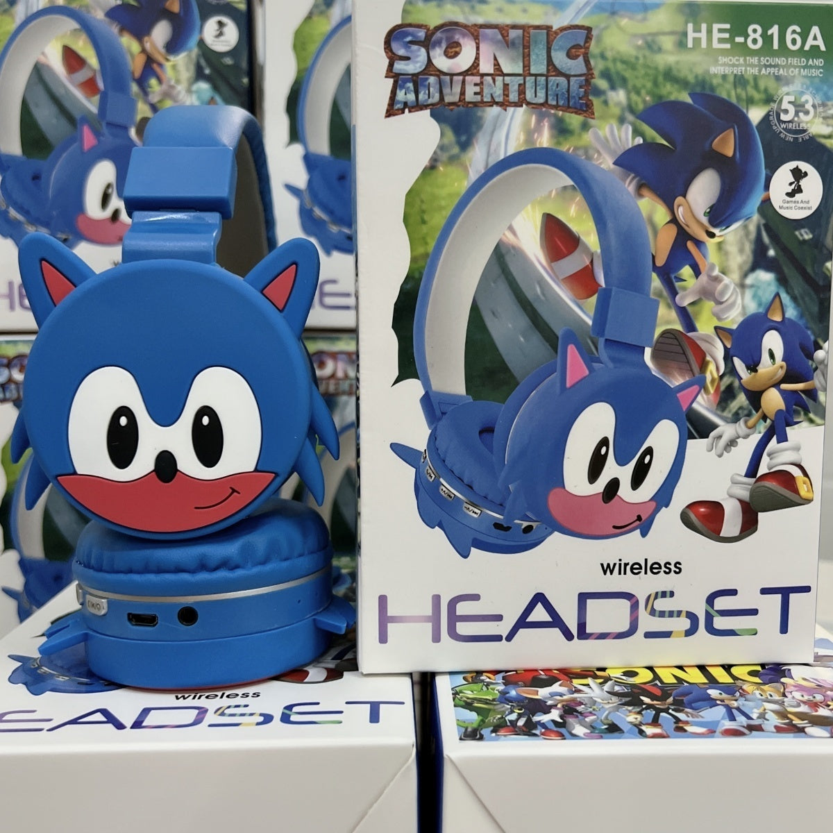 New High-Quality Cross-Border Cute 3D Cartoon Silicone Wireless Bluetooth Headphones Disney