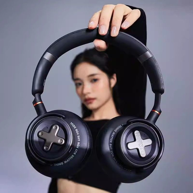 Elephant Trunk Big Monster Head-Mounted Bluetooth Earphones D19pro Active Noise Cancelling Gaming Headset with Long Battery Life and Standby Time