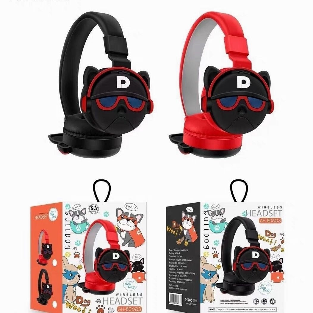 New High-Quality Cross-Border Cute 3D Cartoon Silicone Wireless Bluetooth Headphones Disney