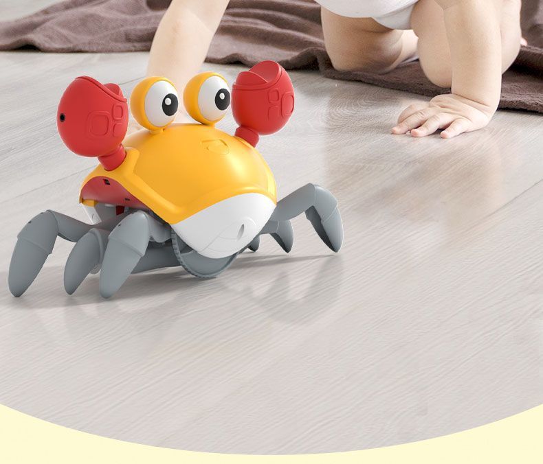 【7.6Ten Thousand People Praise】Crawling Crab Electric Induction Educational Toys1One2Year-Old Baby Attracts Baby's Attention Boys and Girls