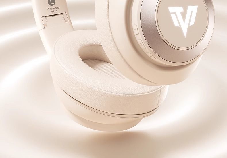 Jingshe Xiaobai Over-Ear Bluetooth Headphones Wireless Earbuds with Microphone for Computer Noise Cancelling Wired Suitable for Sony