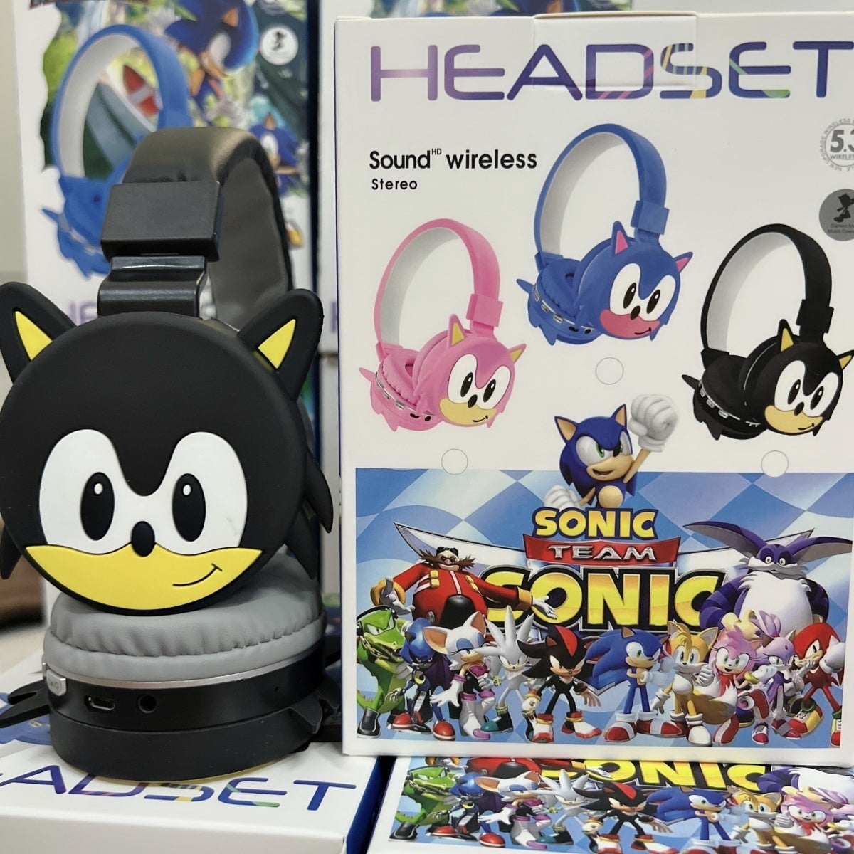 New High-Quality Cross-Border Cute 3D Cartoon Silicone Wireless Bluetooth Headphones Disney
