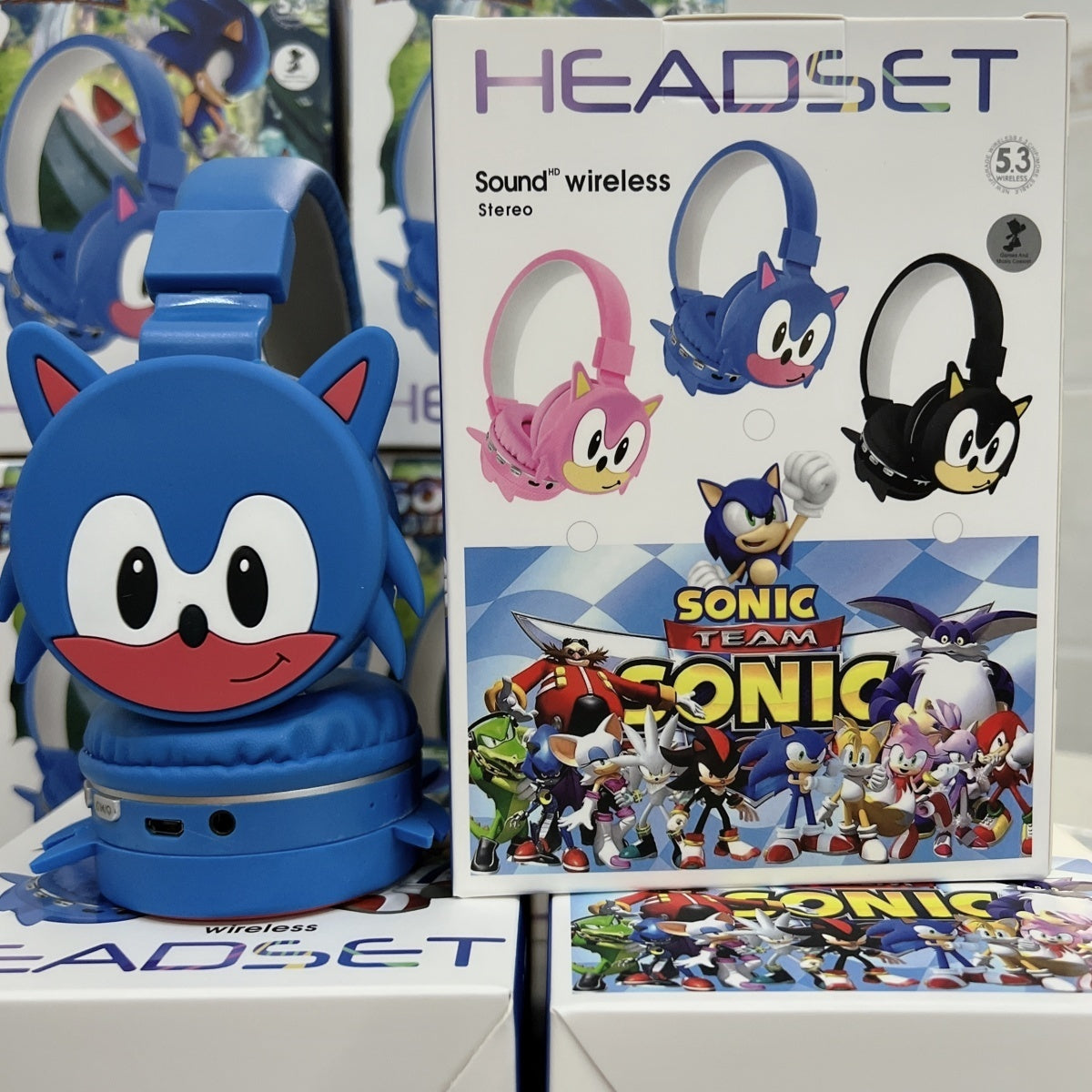 New High-Quality Cross-Border Cute 3D Cartoon Silicone Wireless Bluetooth Headphones Disney