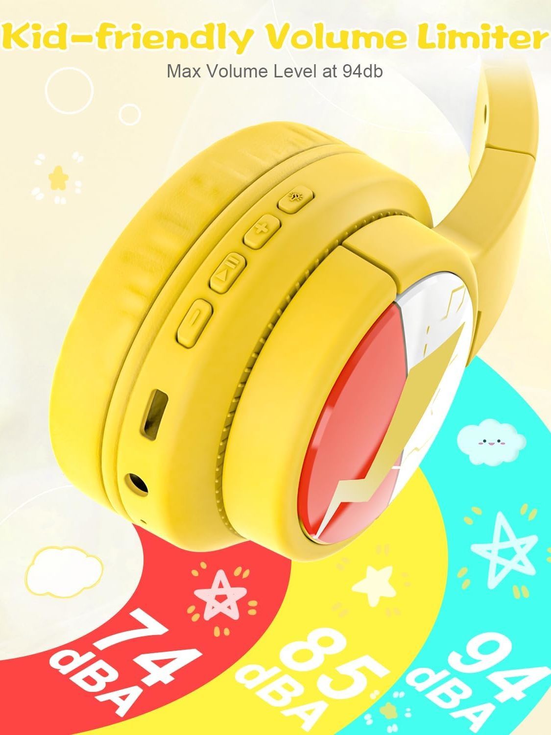 Bluetooth Earphones for Pickup Truck,Children's headphones,85dB-94dB Two Gears,Foreign Trade Brand Amazon Same Style for Export