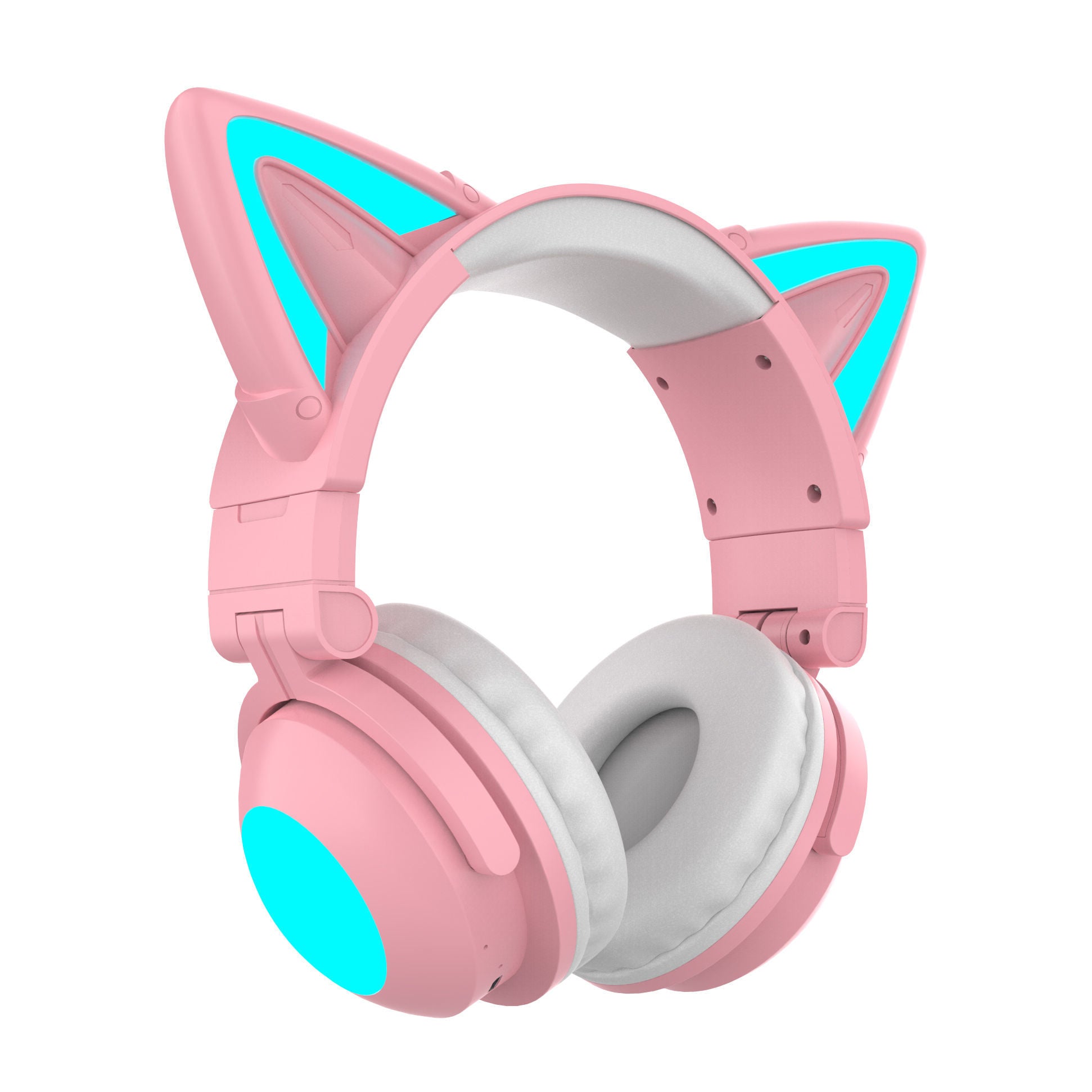 Headphone Head-Mounted Bluetooth E-Sports Games Chicken-Eating FireWire Sister Same Wireless Headset Cool Good-looking High-Profile Figure