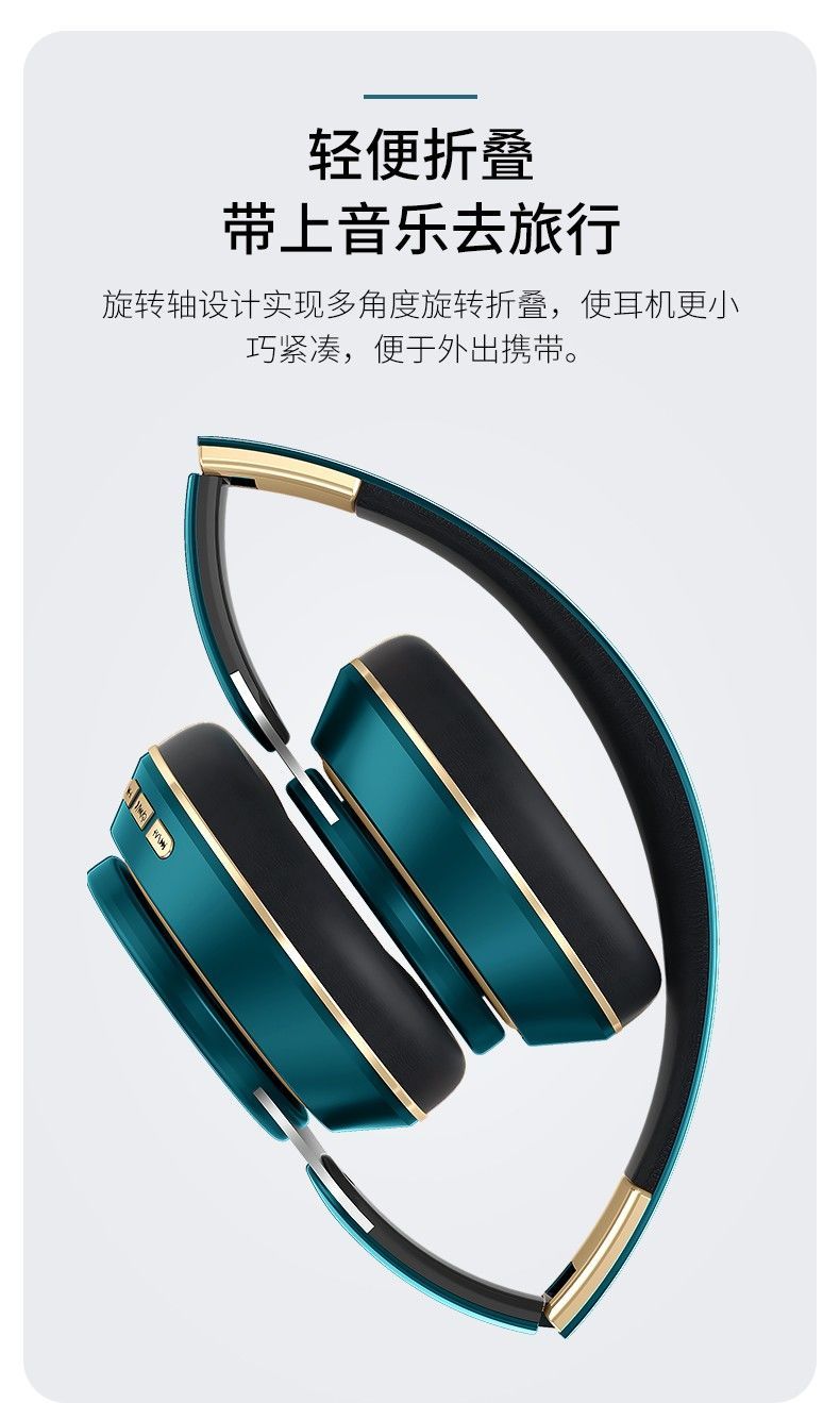 ZOOB Headset/Zuo Ban Over-Ear Headphones Sports Noise Cancelling Long Battery Life Over-Ear Gaming USB Wired