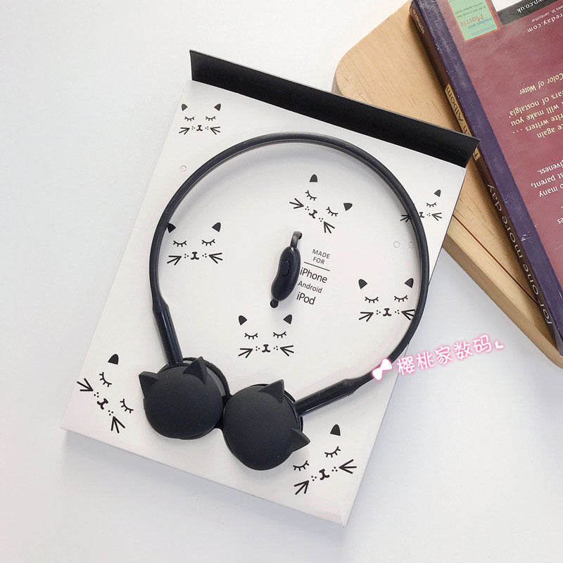 Cute Wired Headphones for Girls with Round Hole Design typec Interface vivo Huawei Glory OPPO Xiaomi Universal